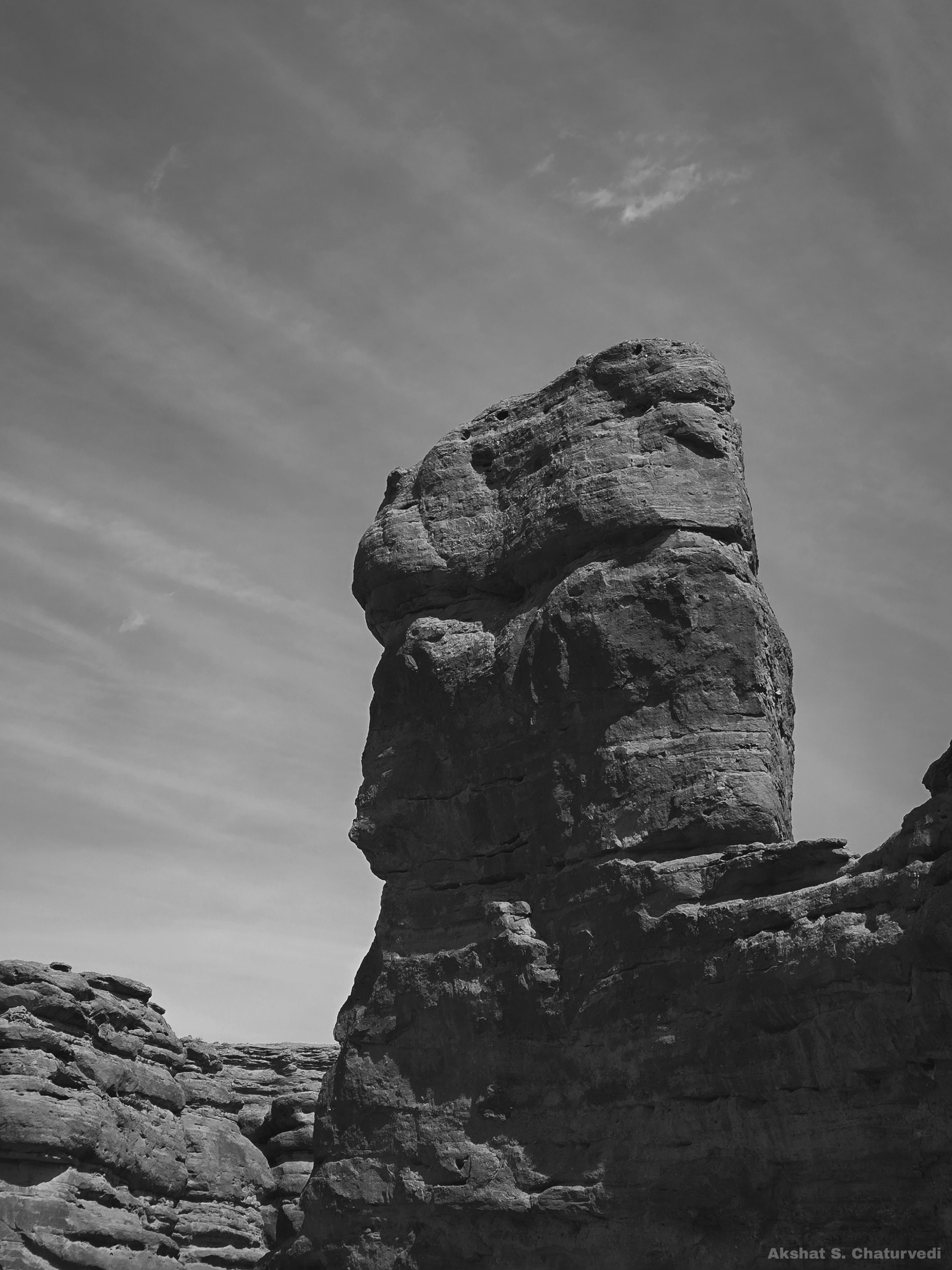 A towering hoodoo in San Lorenzo Canyon, NM. March 2026